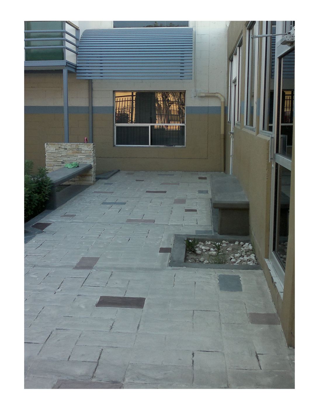 Patio decorativo