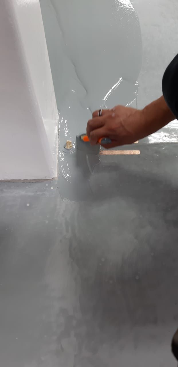 Instalación de la cinta de cobre